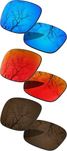 Vista 27 de ToughAsNails Set of 3 Polarized Replacement Lenses for Oakley Fuel Cell OO9096 Pack