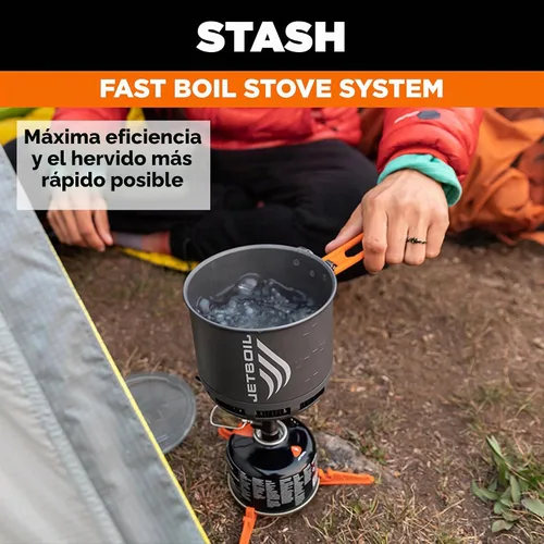 Vista 2 de Jetboil Stash - Sistema de cocina ultraligero para estufa de camping y excursionismo