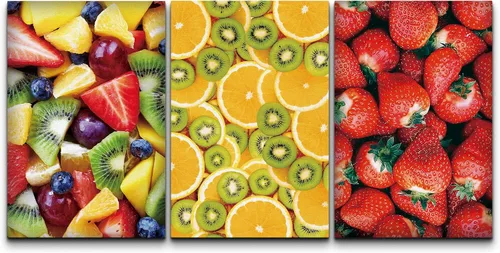Vista 76 de wall26 Lienzo enmarcado para pared, juego de arte de hierbas, verduras y condimentos en madera, alimentos, fotografía cultural, realismo, paisaje