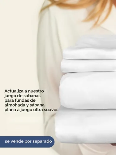 Vista 7 de Sábana bajera ajustable extra profunda Twin XL – Sábana bajera individual de lujo de hotel solamente – Se adapta fácilmente a colchones de 18 a 24