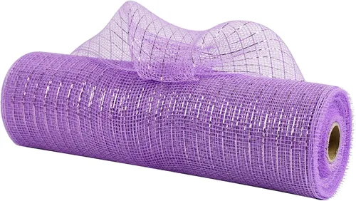 Vista 8 de MEEDEE Rollos de 10 pulgadas de malla decorativa verde esmeralda Malla verde para hacer coronas Cinta de malla verde para árbol de Navidad