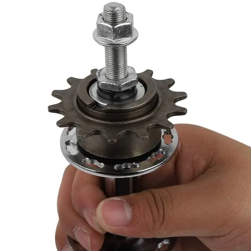 Vista 8 de Cubo de rueda trasera de bicicleta, universal de 36 agujeros, casete de cubo de rueda trasera, cubo de rodamiento de rueda delantera y conjunto