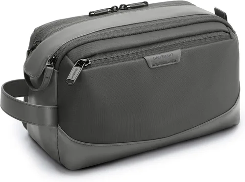 Vista 7 de BAGSMART Neceser para hombre, organizador grande de artículos de tocador de viaje, kit Dopp resistente al agua, bolsa de afeitar para accesorios