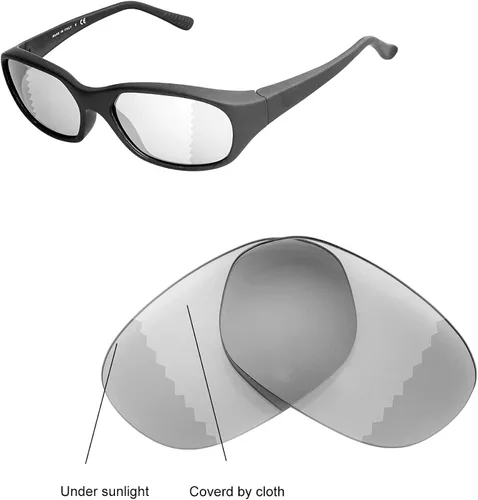 Vista 3 de Walleva Lentes de repuesto para lentes de sol Ray-Ban RB2016 Daddy-O de 2.323in, múltiples opciones disponibles