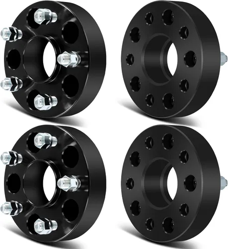 Vista 182 de SCITOO Espaciadores de rueda de 1.5 pulgadas, orificio 4x4 con adaptadores de pernos de 1/2 de 2.441 in para ClubCar Precedent para Adward 2 para EZ