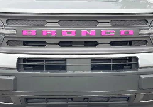 Vista 15 de Superposiciones de letras de rejilla - Compatible con Bronco Sport 2021-2026
