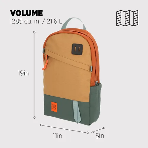 Vista 2 de Topo Designs Daypack Classic, CaquiBosqueArcilla, Daypack Classic