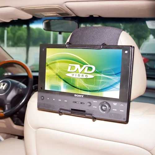 Vista 4 de TFY - Soporte de reposacabezas de coche para reproductor de DVD portátil Sylvania SDVD9805