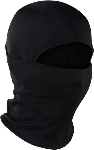 Vista 18 de clothin Pasamontañas, máscara de esquí para hombres y mujeres, máscara de cara completa, capucha táctica, esquí, motociclismo, deportes de invierno