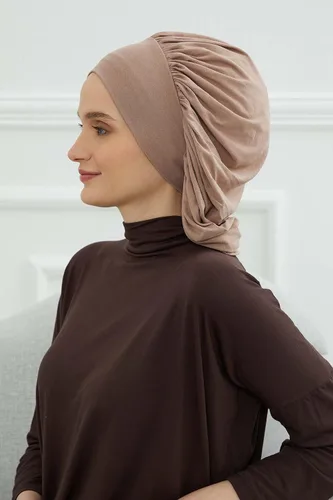 Vista 5 de Aisha's Design Turbante instantáneo para mujer, 95% algodón, bufanda para la cabeza, gorro para dormir