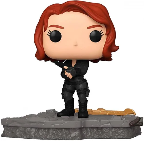 Vista 2 de Funko Pop! Deluxe Marvel: Avengers Assemble Series - Black Widow, exclusivo de Amazon, figura 5 de 6