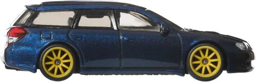 Vista 4 de Hot Wheels Premium Subaru Legacy GT (BP) 1:64 Die-Cast Model Car Car Culture JKF07 Collector's Trolley with Real Riders Tyres, Metal Body and Chassis