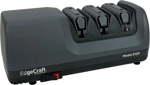 Vista 8 de EdgeCraft Afiladores de cuchillos eléctricos E317 para cuchillos rectos y dentados de 20 grados, abrasivos de diamante, control de ángulo