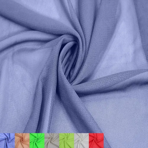 Vista 5 de The Yard - Tela de malla de encaje de poliéster y elastano de 60 pulgadas de ancho, (3.53 oz/m²), ligera, elástica en 4 direcciones, transpirable