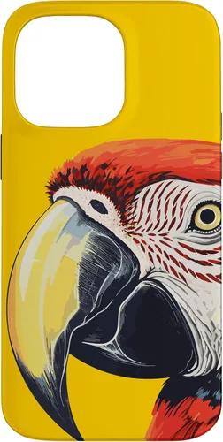 Vista 21 de Funda para iPhone 16 con diseño de guacamayo pájaro