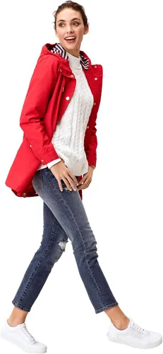 Vista 6 de ellos Chubasquero con capucha para mujer, talla grande