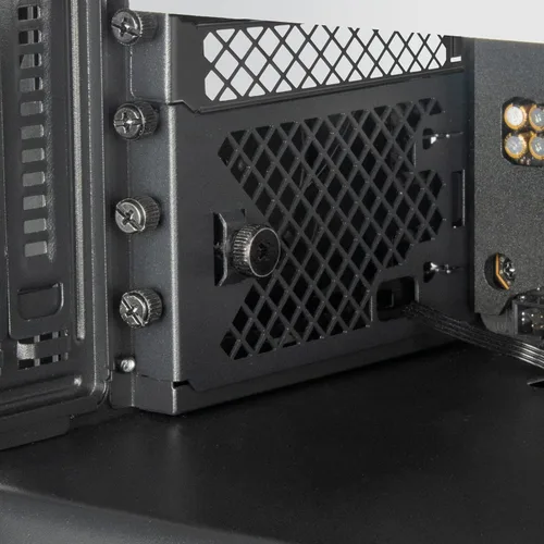 Vista 6 de Silverstone Tecnología FDP02 Soporte externo del adaptador del ventilador de refrigeración de la GPU, SST-FDP02B Negro