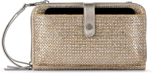 Vista 7 de Sakroots Artist Circle - Cartera/Brazalete grande para teléfono celular Aqua World