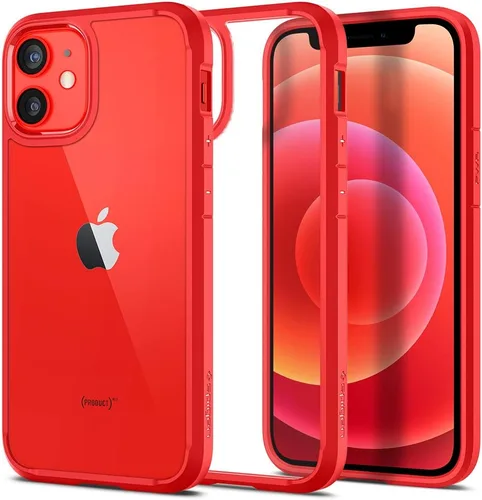 Vista 49 de Spigen Funda para iPhone 12 Mini, ultra híbrida, sin anillo magnético, antiamarilleo, transparente