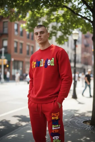Vista 9 de SCREENSHOT APPLIQUE F11966 Premium Fleece Streetwear Chenille EMB Crew Neck Sweatshirt - Classic Fit