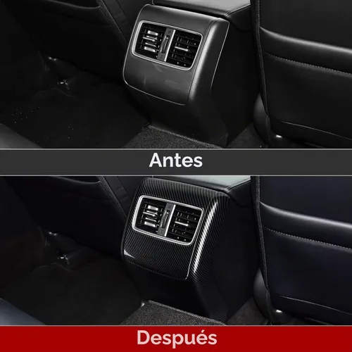 Vista 3 de Calcomanías de ventilación de salida de CA para Honda Accord 2018-2022, accesorios de 10ª generación, calcomanías de fibra de carbono ABS