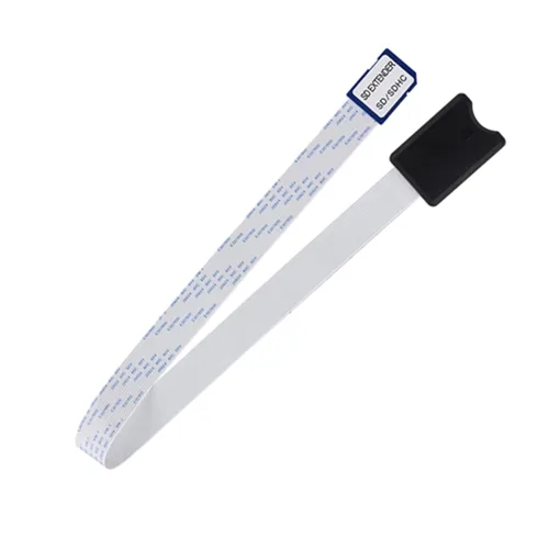 Vista 9 de Naroote Cable adaptador de extensión de tarjeta SD a SD, cable extensor de lector de tarjetas de memoria flexible de 18.9 in para mini impresora 3D