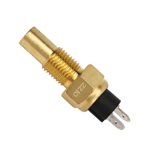 Vista 4 de Sensor de temperatura del refrigerante del motor, sensor de temperatura del agua de aceite 1/4NPT con alarma automática y, M14x1.5 257.0 °F 6‑24V