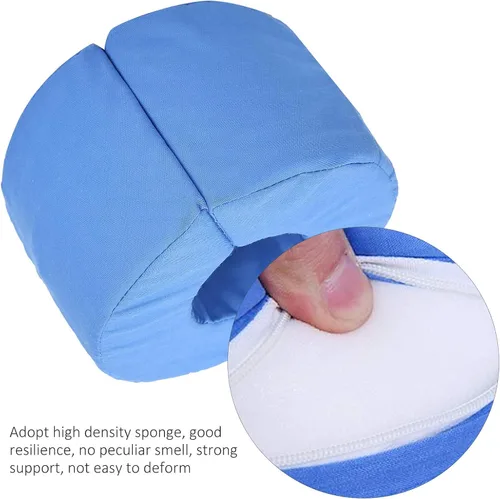 Vista 3 de 2 almohadillas para el talón para el talón antiescara, lavable de espuma suave, almohadilla de elevación para el resto de manos para pacientes