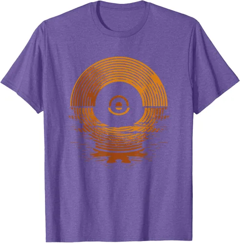Vista 7 de Vinyl LP Records - Camiseta de vinilo Sunset Negro