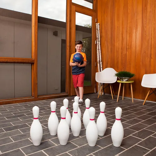 Vista 8 de Champion Sports Rubber Bowling Ball