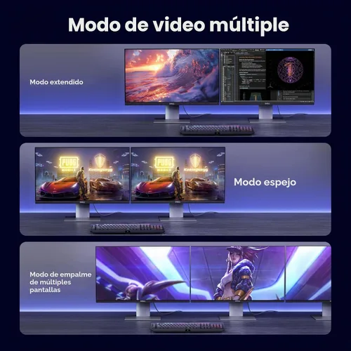 Vista 7 de UGREEN Cable DisplayPort 1.4 con certificación VESA de 8K @60Hz, 4K a 240Hz