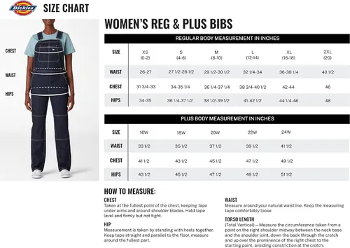 Vista 3 de Dickies - Overol de mezclilla para mujer