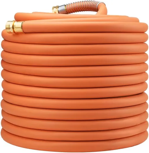 Vista 18 de Wiseflow Leader Hose Manguera de agua resistente de 3 x 5/8 pulgadas con accesorios de latón macho a hembra, extensor de manguera corta para carrete