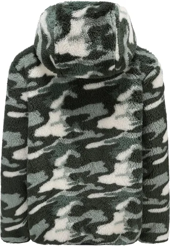 Vista 2 de Sudadera con capucha para niños con forro polar, suave y cálida sudadera con cremallera