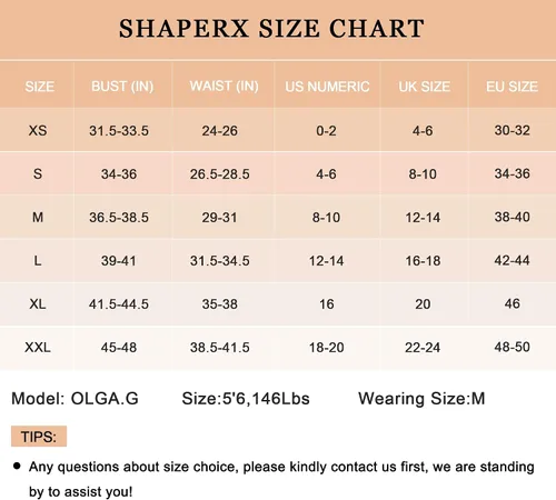 Vista 3 de SHAPERX Body tipo body Hugging para mujer, suave cuello redondo, traje de tanga