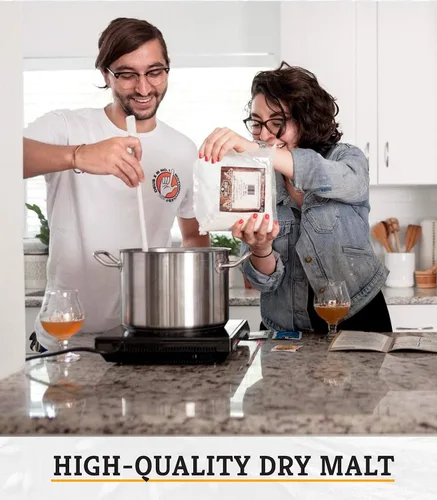 Vista 6 de Craft a Brew - Extracto de malta seca para kit de preparación - 6.25 libras oscuro tradicional - Extracto base multiusos - Para cualquier