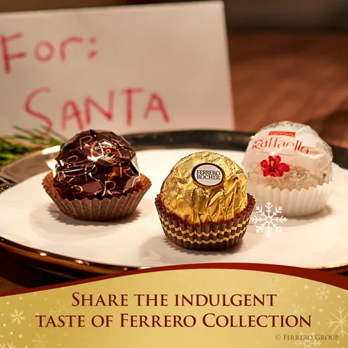 Vista 9 de Ferrero Collection - Confites y chocolates surtidos, caja de regalo de temporada de 12 piezas