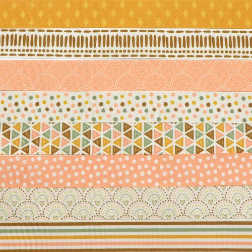 Vista 5 de David accessories Cinta de cinta de rayas de puntos de 1 pulgada de ancho x 40 yardas en total, 8 rollos de 5 yardas para bricolaje hecha a mano