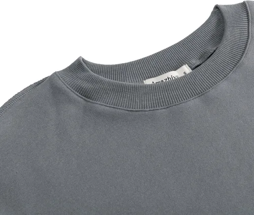 Vista 3 de Amazhiyu - Sudadera corta de manga larga y de vellón para mujer