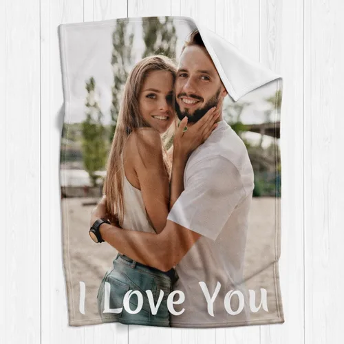 Vista 8 de inkArts Mantas personalizadas con foto, manta personalizada con mi propia foto, mantas personalizadas con imagen, regalos personalizados