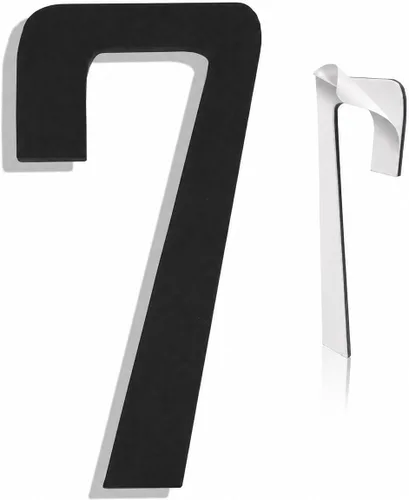 Vista 10 de Números de Casa Modernos para Exterior - Autoadhesivos, Grandes de 6 Pulgadas, Números de Dirección de Casa de Metal - Ideales para Buzón, Puerta