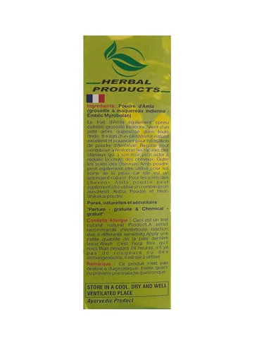 Vista 4 de Hesh Herbal Amla Powder 100GM 3.5 oz Polvo de hierbas 100% natural