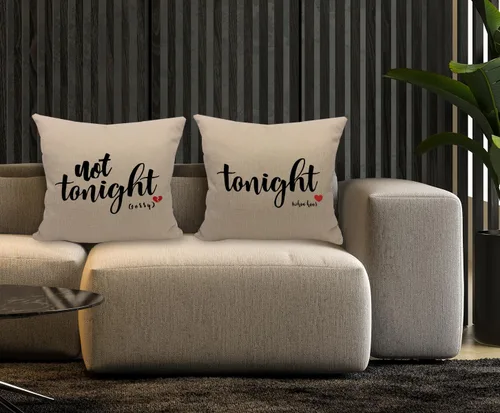 Vista 3 de Funda de almohada reversible negra suave para despedida de soltera, regalos para despedida de soltera de aniversario de boda, regalo para parejas