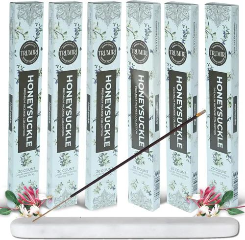 Vista 18 de Varillas de incienso ámbar – Total 40 varillas de incienso – Paquete doble de 20 Insense – Inciensos – Inscents – Ingredientes naturales no tóxicos