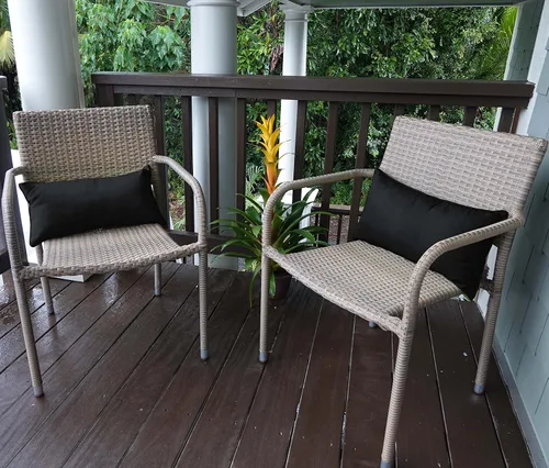 Vista 82 de Funda de almohada lumbar de tela de poliéster para interiores y exteriores, impermeable, rectangular, para todo tipo de clima, para muebles