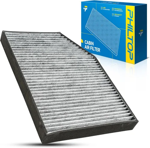 Vista 17 de PHILTOP Filtro de aire de cabina con carbón activado, compatible con CF10612 Smart Fortwo 2008, 2009, 2010, 2011, 2012, 2013, 2014, 2015-2018, Smart