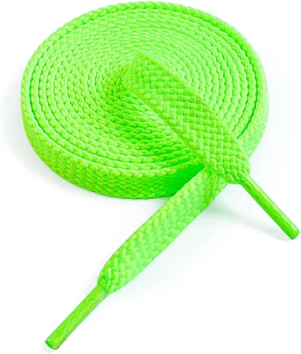 Vista 15 de VSUDO Cordones planos para tenis, cordones para tenis, cordones atléticos 01 Blanco