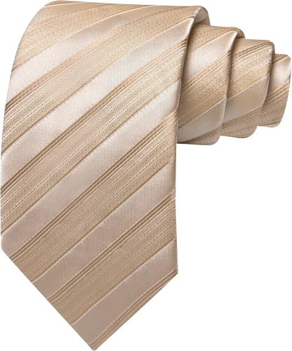 Vista 160 de Barry.Wang Juego de corbatas para hombre, corbata de seda a rayas, tejido a cuadros, gemelos formales, negocios, boda