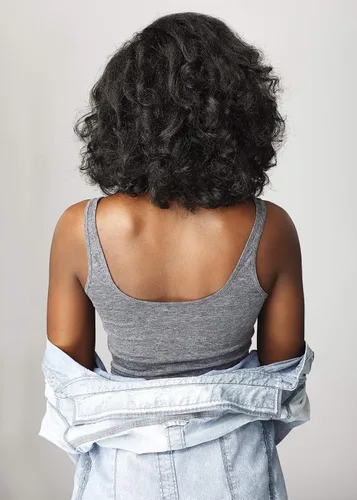 Vista 4 de Sensationnel Curls Kinksandco - Media peluca para trenzas y cabello rizado Instant Weave con cordón para texturas de cabello natural de 3C a 4C