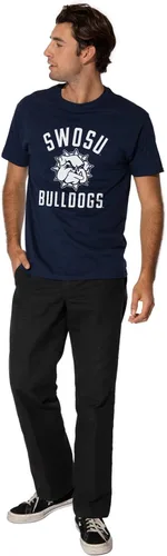 Vista 174 de LOGOVISION Official Collegiate One Color Distressed Logo Short Sleeve for Men & Women T Shirt Collection 3